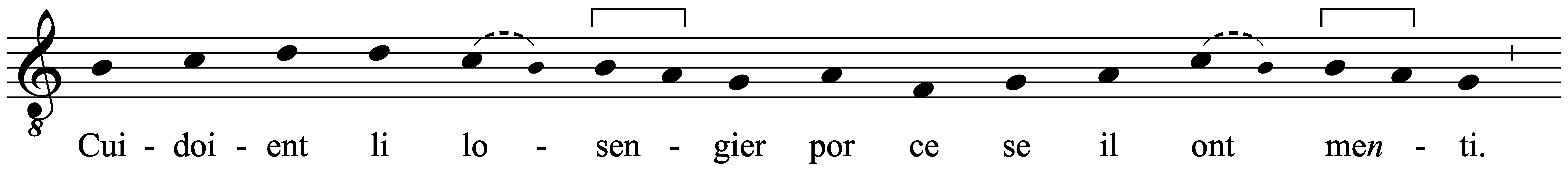 Work musical notation